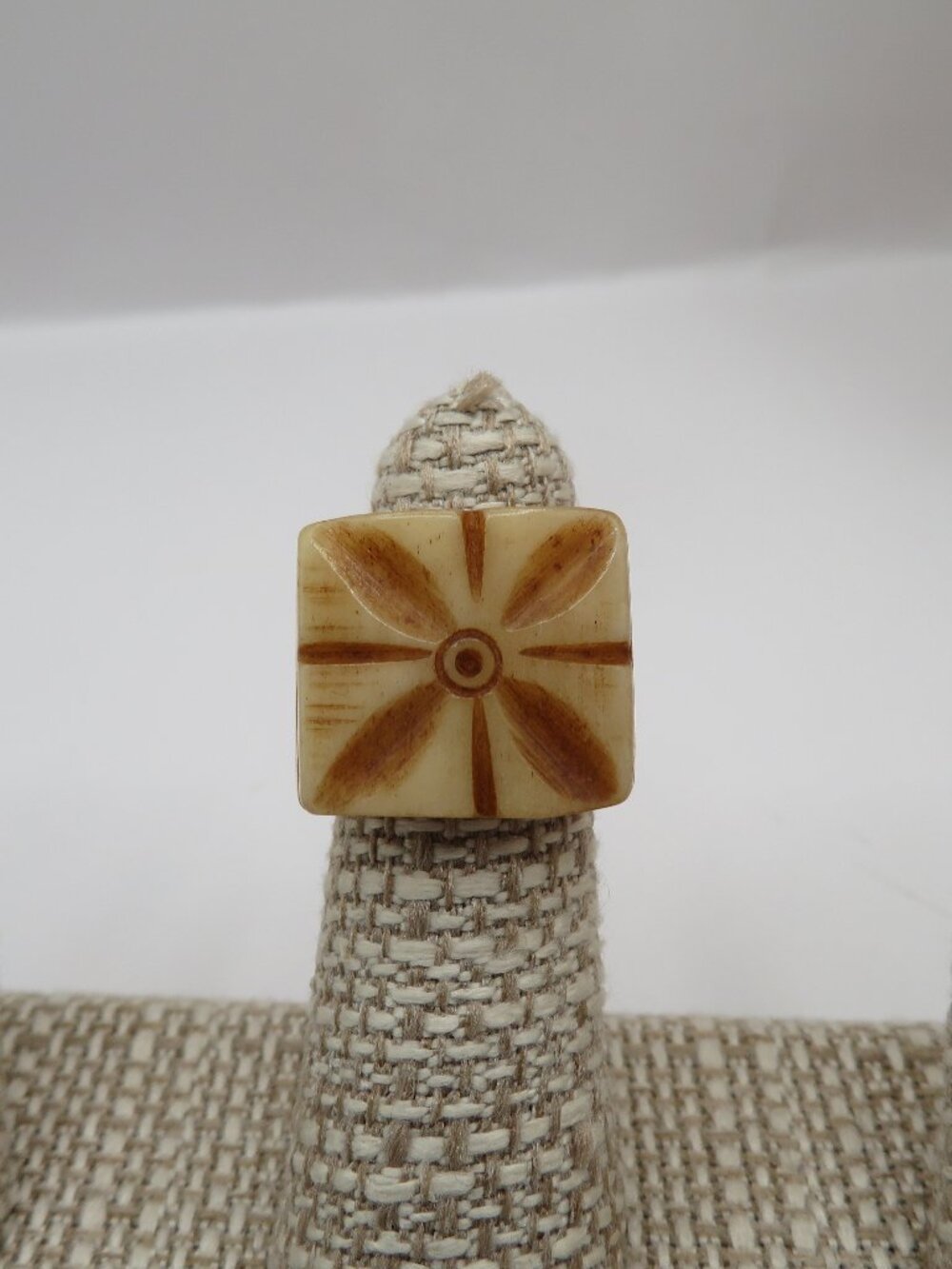 Bone Ring Vintage Size 5
